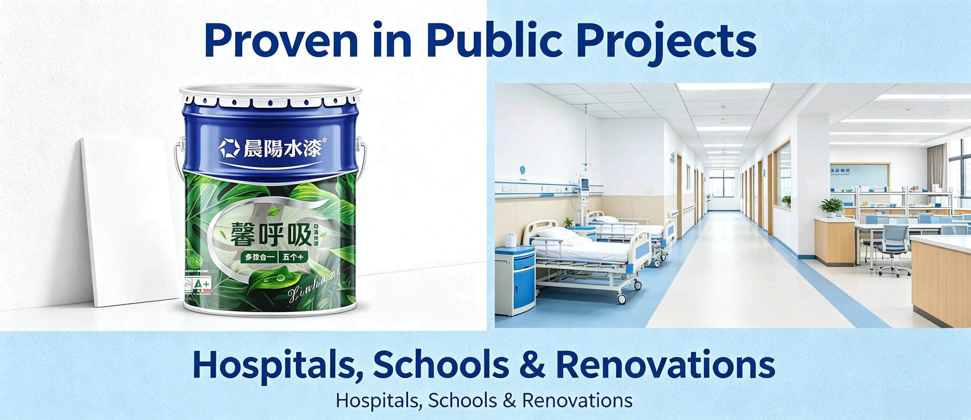 Non Toxic No Voc Paint Project for Hospital and School