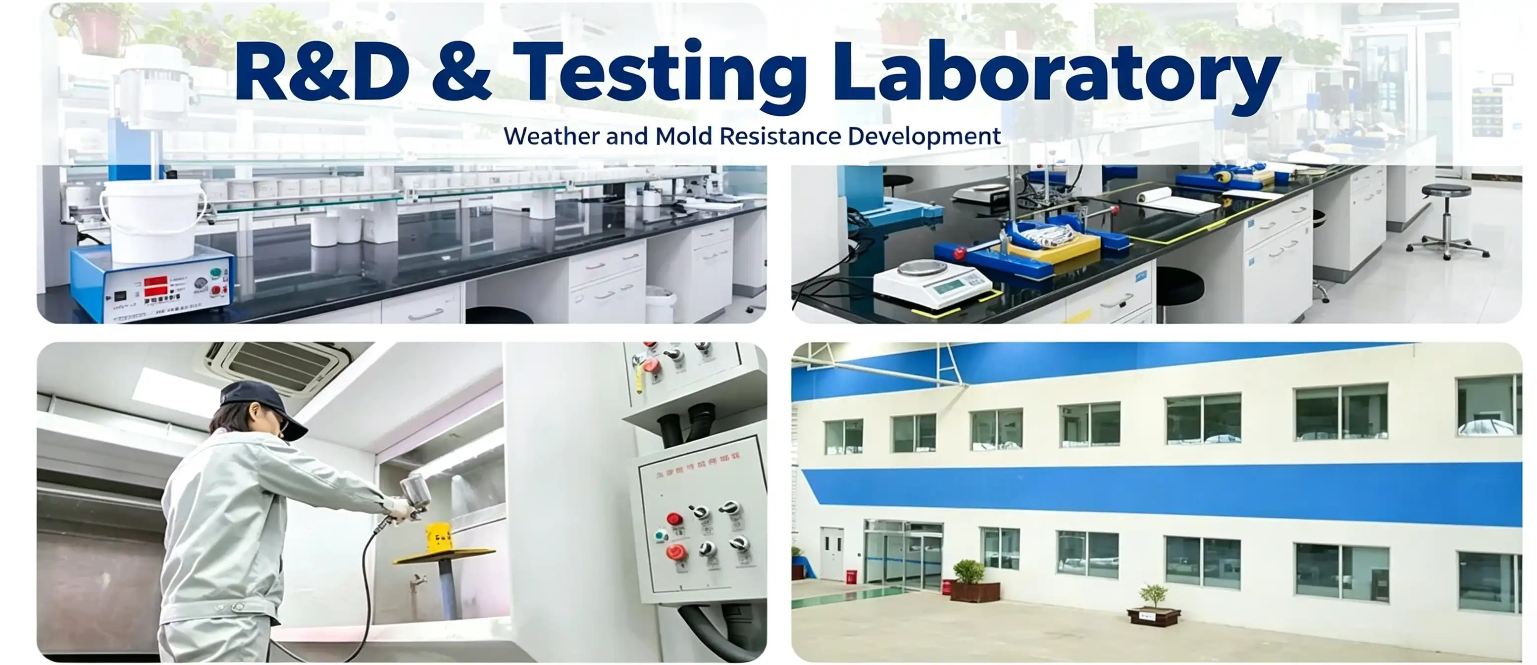 Mold Resistant Paint For Tropics R&D & Testing Laboratory Mold Resistant Paint For Tropics R&D & Testing Laboratory