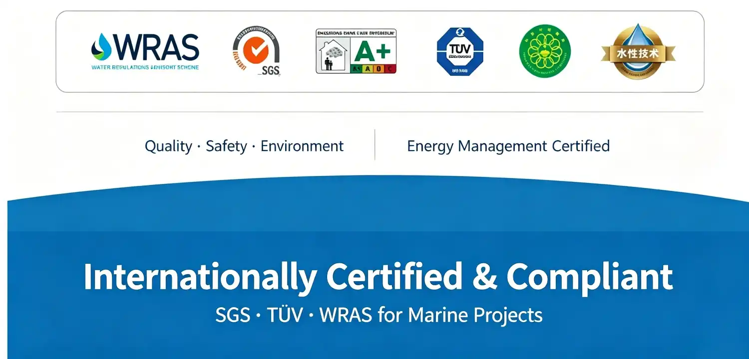 Anti-Corrosion Coating For Marine Use Qualification Certificate