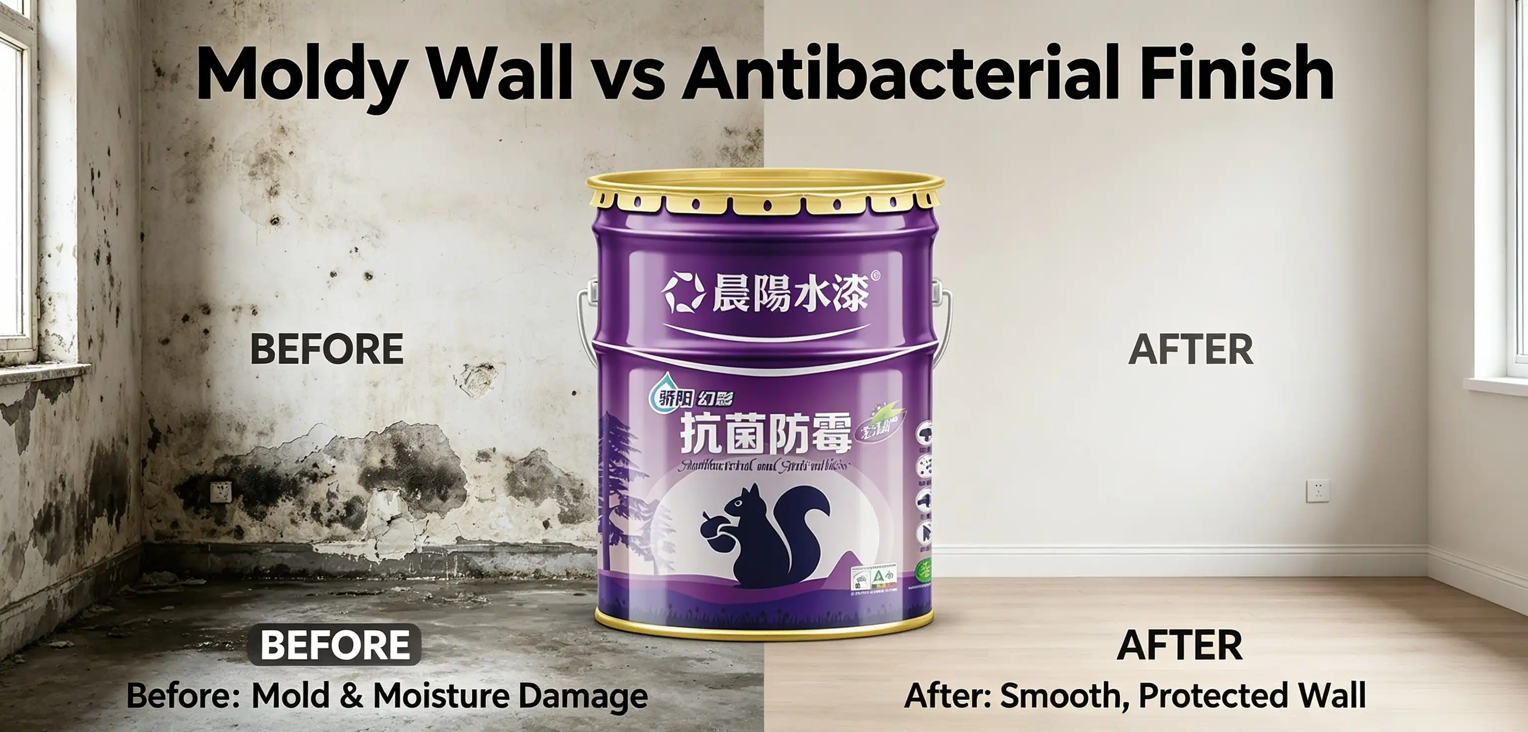 Anti-Bacterial Wall Paint before_after_wall_comparison Anti-Bacterial Wall Paint before_after_wall_comparison