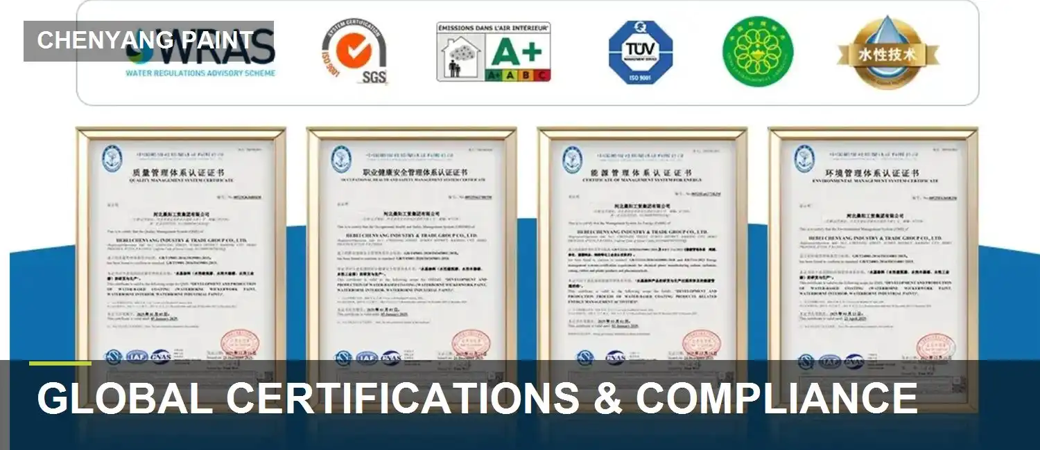 Low Odor Latex Paint GLOBAL CERTIFICATIONS & COMPLIANCE Low Odor Latex Paint GLOBAL CERTIFICATIONS & COMPLIANCE